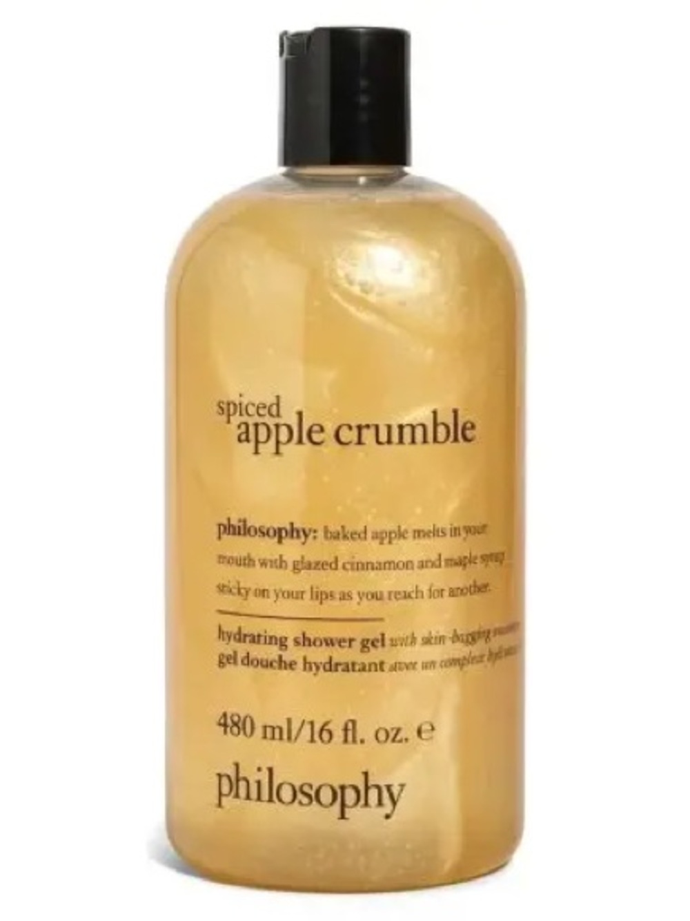 NEW! Philosophy Spiced Apple Crumble Shower Gel Bubble Bath Shampoo 16oz